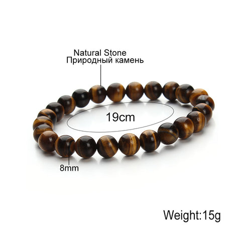 Natural Stone Sphere Bracelets