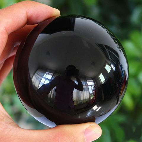 Natural Obsidian Sphere