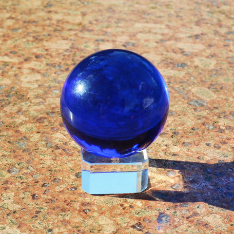 Blue Crystal Magic Glass Ball