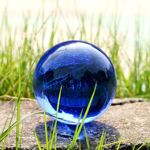 Blue Crystal Magic Glass Ball