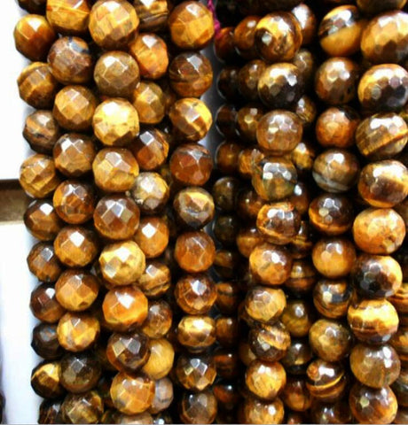 Brown Gold Tiger Eye Round Bead