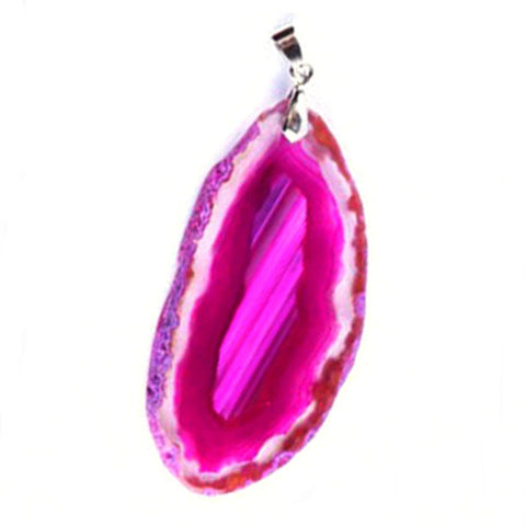 Colorful Geode Stone Pendant