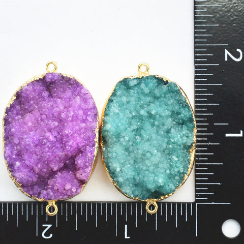 Druzy Pendants Charms