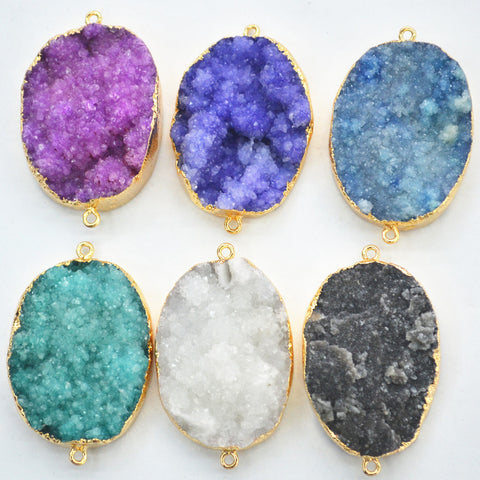 Druzy Pendants Charms