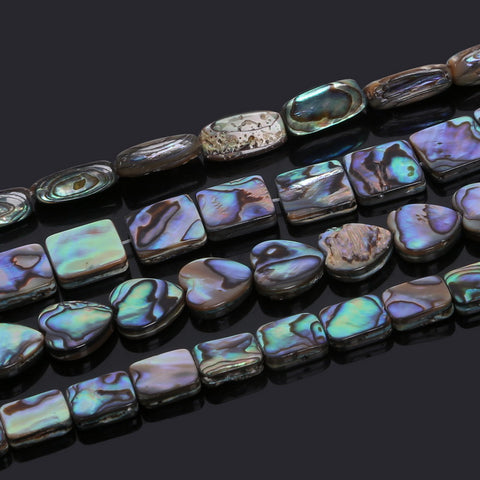 Blue Abalone Shell Beads