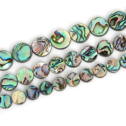 Blue Abalone Shell Beads