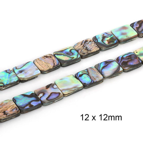 Blue Abalone Shell Beads