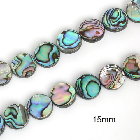 Blue Abalone Shell Beads