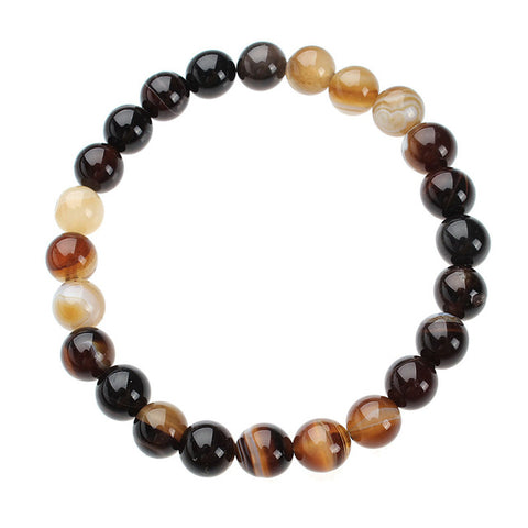 Natural Stone Sphere Bracelets