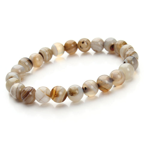 Natural Stone Sphere Bracelets