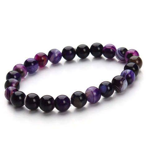 Natural Stone Sphere Bracelets